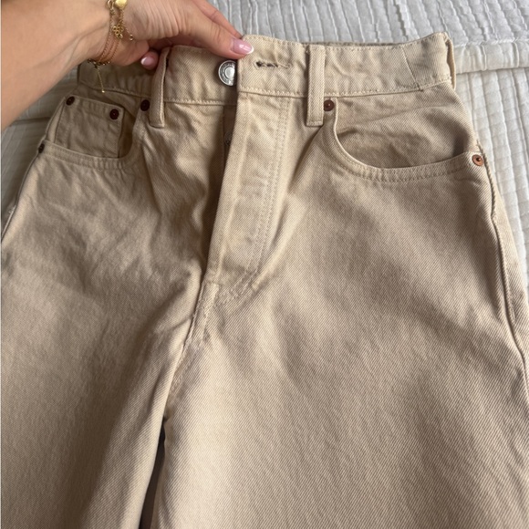 Cream High Rise Jeans - Picture 6 of 11